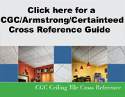 Click here for a CGC/Armstrong/Certainteed Cross Reference Guide